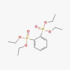 molecular formula C14H24O6P2 B12866572 Tetraethyl 1,2-phenylenebis(phosphonate) 