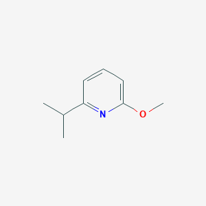 molecular formula C9H13NO B1286659 2-Isopropyl-6-methoxypyridine CAS No. 479412-25-4