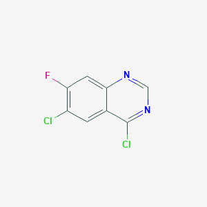 molecular formula C8H3Cl2FN2 B12866887 4,6-Dichloro-7-fluoroquinazoline 