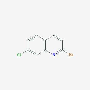 molecular formula C9H5BrClN B1286697 2-Bromo-7-chloroquinoline CAS No. 1044764-18-2