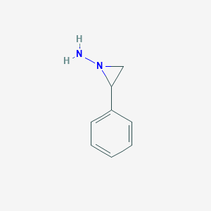molecular formula C8H10N2 B012867 2-Phenylaziridin-1-amine CAS No. 19615-20-4