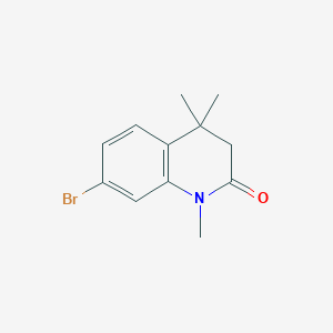 7-Bromo-1,4,4-trimethyl-3,4-dihydroquinolin-2(1H)-one