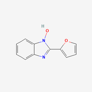 molecular formula C11H8N2O2 B12867016 2-(Furan-2-yl)-1H-benzo[d]imidazol-1-ol 