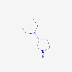 molecular formula C8H18N2 B1286709 3-(Diethylamino)pyrrolidine CAS No. 20984-81-0