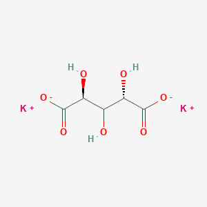 molecular formula C5H6K2O7 B12867111 Potassium (2S,4S)-2,3,4-trihydroxypentanedioate 