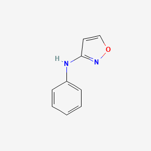 molecular formula C9H8N2O B12867137 N-Phenylisoxazol-3-amine 