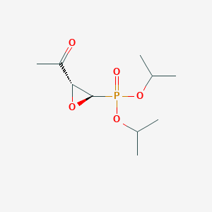 molecular formula C10H19O5P B12867182 Diisopropyl trans-(3-Acetyl-2-oxiranyl)phosphonate 