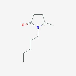 molecular formula C10H19NO B12867274 5-Methyl-1-pentylpyrrolidin-2-one CAS No. 764718-02-7