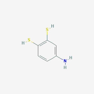 molecular formula C6H7NS2 B12867551 4-Aminobenzene-1,2-dithiol 
