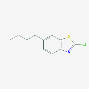 molecular formula C11H12ClNS B128677 6-Butyl-2-chloro-1,3-benzothiazole CAS No. 156246-16-1