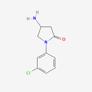 4-Amino-1-(3-chlorophenyl)pyrrolidin-2-one