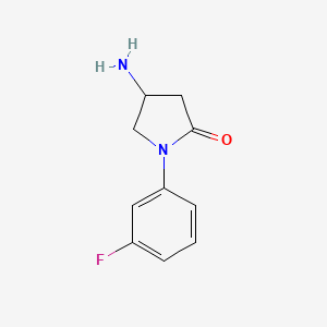 4-Amino-1-(3-fluorophenyl)pyrrolidin-2-one