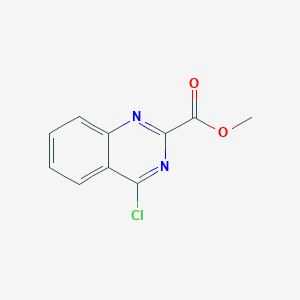 molecular formula C10H7ClN2O2 B12867768 Methyl 4-chloroquinazoline-2-carboxylate 