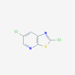 molecular formula C6H2Cl2N2S B12867886 2,6-Dichlorothiazolo[5,4-B]pyridine 