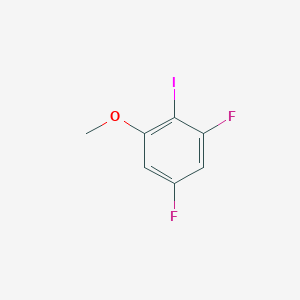 molecular formula C7H5F2IO B12867928 3,5-Difluoro-2-iodoanisole 