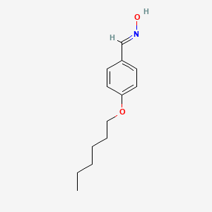 molecular formula C13H19NO2 B12867967 4-(Hexyloxy)benzaldehyde oxime 