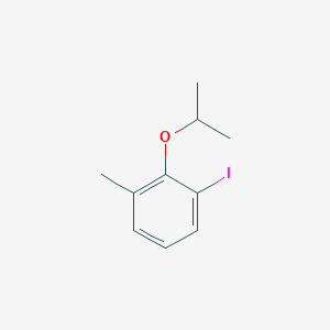 molecular formula C10H13IO B12868086 3-Iodo-2-isopropoxytoluene 
