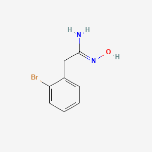 B1286810 2-(2-Bromophenyl)acetamidoxime CAS No. 89980-71-2