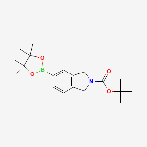 Tert-butyl 5-(4,4,5,5-tetramethyl-1,3,2-dioxaborolan-2-YL)isoindoline-2-carboxylate