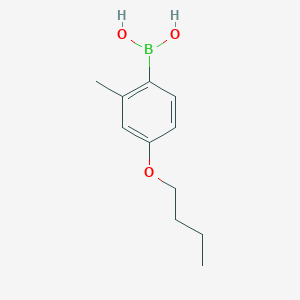 molecular formula C11H17BO3 B1286883 4-Butoxy-2-methylphenylboronic acid CAS No. 845551-43-1