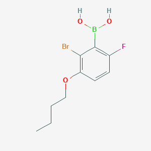 2-Bromo-3-butoxy-6-fluorophenylboronic acid