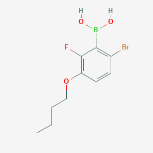 (6-Bromo-3-butoxy-2-fluorophenyl)boronic acid