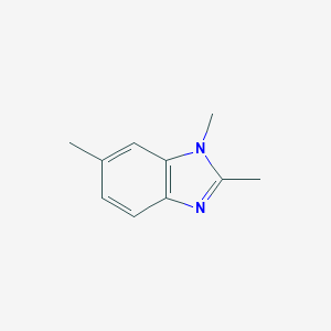 molecular formula C10H12N2 B128689 1,2,6-Trimethyl-1H-benzo[d]imidazole CAS No. 155221-39-9