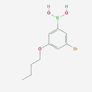 molecular formula C10H14BBrO3 B1286890 3-Bromo-5-butoxyphenylboronic acid CAS No. 1072951-84-8