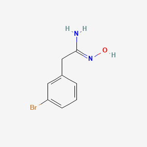 2-(3-bromophenyl)-N'-hydroxyethanimidamide