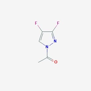 molecular formula C5H4F2N2O B12869623 1-(3,4-Difluoro-1H-pyrazol-1-yl)ethanone CAS No. 73305-85-8