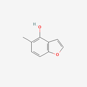 molecular formula C9H8O2 B12869739 5-Methylbenzofuran-4-ol 
