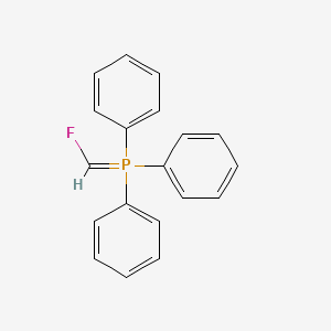 molecular formula C19H16FP B12869776 (Fluoromethylene)triphenylphosphorane CAS No. 28096-33-5