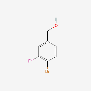 molecular formula C7H6BrFO B1286996 (4-Bromo-3-fluorophenyl)methanol CAS No. 222978-01-0
