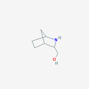 molecular formula C7H13NO B1287013 2-Azabicyclo[2.2.1]hept-3-ylmethanol CAS No. 347381-85-5