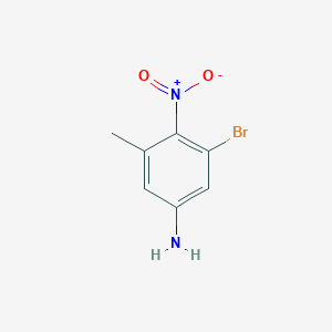 molecular formula C7H7BrN2O2 B1287017 3-Bromo-5-methyl-4-nitroaniline CAS No. 885523-78-4