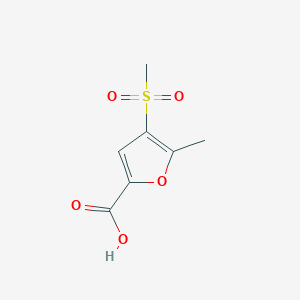 5-Methyl-4-(methylsulfonyl)-2-furoic acid