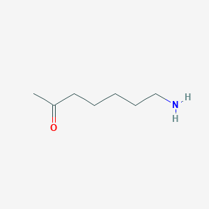 molecular formula C7H15NO B1287075 7-Aminoheptan-2-one 