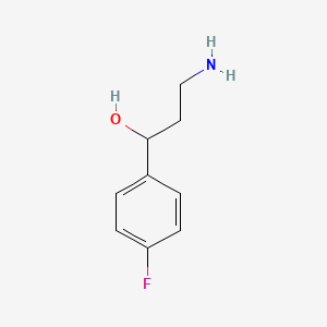 B1287087 3-Amino-1-(4-fluorophenyl)propan-1-ol CAS No. 254967-36-7