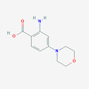 2-Amino-4-morpholinobenzoic acid