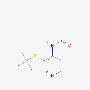 N-(3-tert-Butylsulfanyl-pyridin-4-yl)-2,2-dimethyl-propionamide