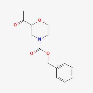 Benzyl 2-acetylmorpholine-4-carboxylate