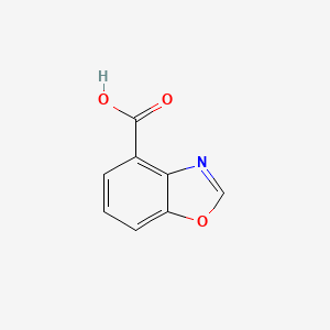 molecular formula C8H5NO3 B1287118 Benzo[d]oxazole-4-carboxylic acid CAS No. 208772-23-0