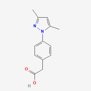 [4-(3,5-dimethyl-1H-pyrazol-1-yl)phenyl]acetic acid