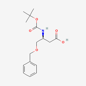 (S)-4-(Benzyloxy)-3-((tert-butoxycarbonyl)amino)butanoic acid
