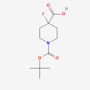1-Boc-4-fluoro-4-piperidinecarboxylic Acid