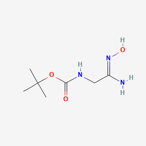 molecular formula C7H15N3O3 B1287154 tert-butyl [(2Z)-2-amino-2-(hydroxyimino)ethyl]carbamate CAS No. 479080-20-1