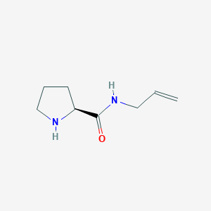 molecular formula C8H14N2O B12871587 (S)-N-Allylpyrrolidine-2-carboxamide 