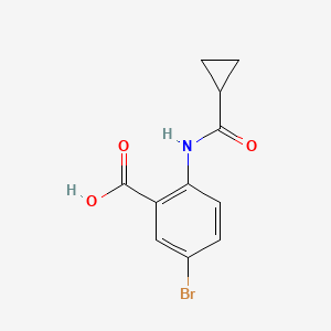 5-Bromo-2-[(cyclopropylcarbonyl)amino]benzoic acid