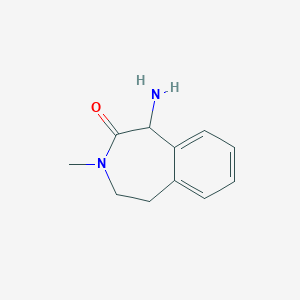 1-amino-3-methyl-4,5-dihydro-1H-benzo[d]azepin-2(3H)-one