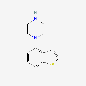 molecular formula C12H14N2S B1287173 1-(Benzo[b]thiophen-4-yl)piperazine CAS No. 846038-18-4